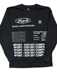 MITS Import-Export Trucking Pocket L/S Shirt - Dark Grey (L)