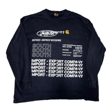 MITS Import-Export Trucking L/S Shirt - Off Black (XXL)