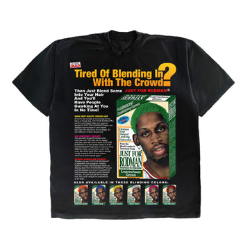 VINTAGE RODMAN AD T-SHIRT - BLACK