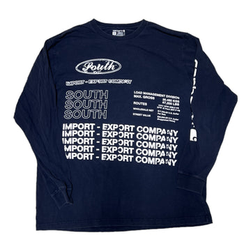 MITS Import-Export Trucking L/S Shirt - Navy (XL)