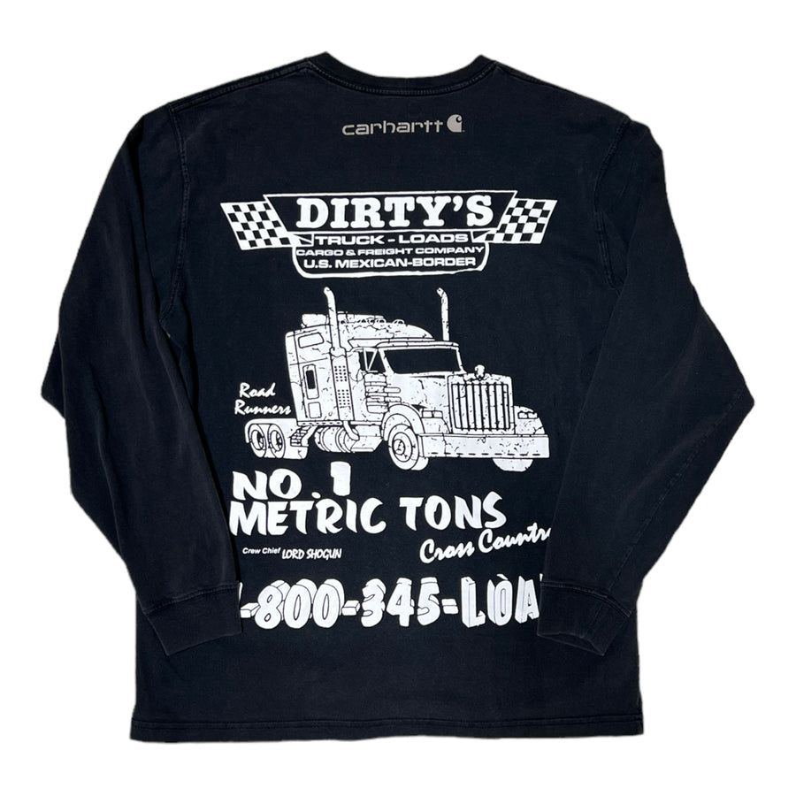 MITS Import-Export Trucking L/S Shirt - Black (M)
