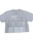 MITS Crop Import-Export T-Shirt -  Heather Gray (S-XL) C003