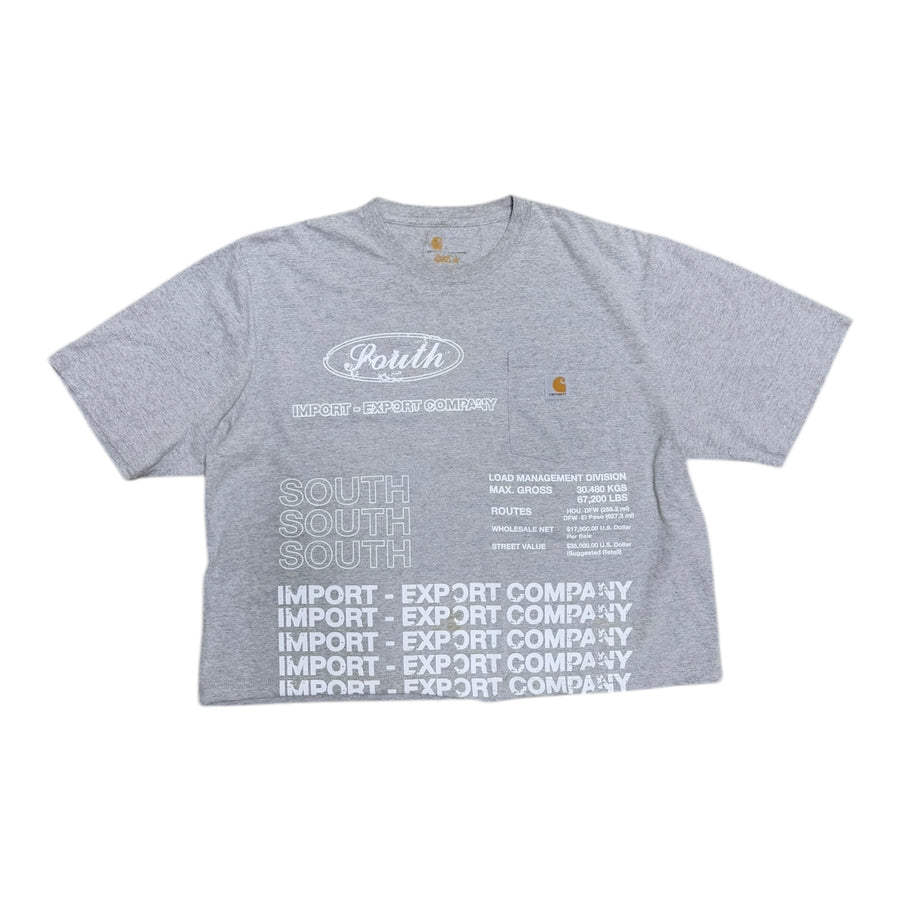 MITS Crop Import-Export T-Shirt -  Heather Gray (S-XL) C003