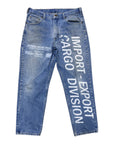 MITS Import-Export Cargo Pants - Denim (36x30) D015