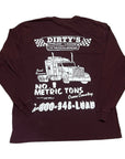 MITS Import-Export Trucking Pocket L/S Shirt - Maroon (XL)