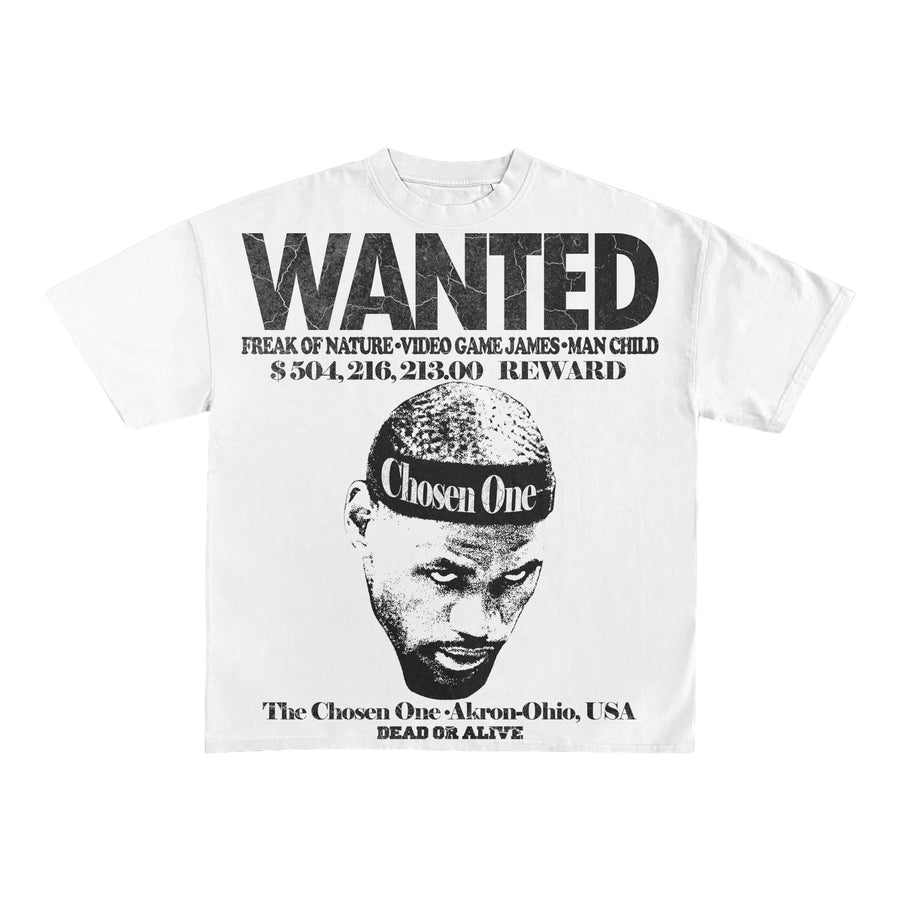 WANTED DEAD OR ALIVE T-SHIRT - LEBRON