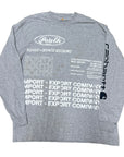 MITS Import-Export Trucking L/S Shirt - Grey (L)