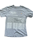 MITS Import-Export Trucking Pocket Shirt - Heather Grey  (XL)