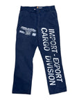 MITS Import-Export Cargo Pants - Faded Navy Blue (38x34) 028