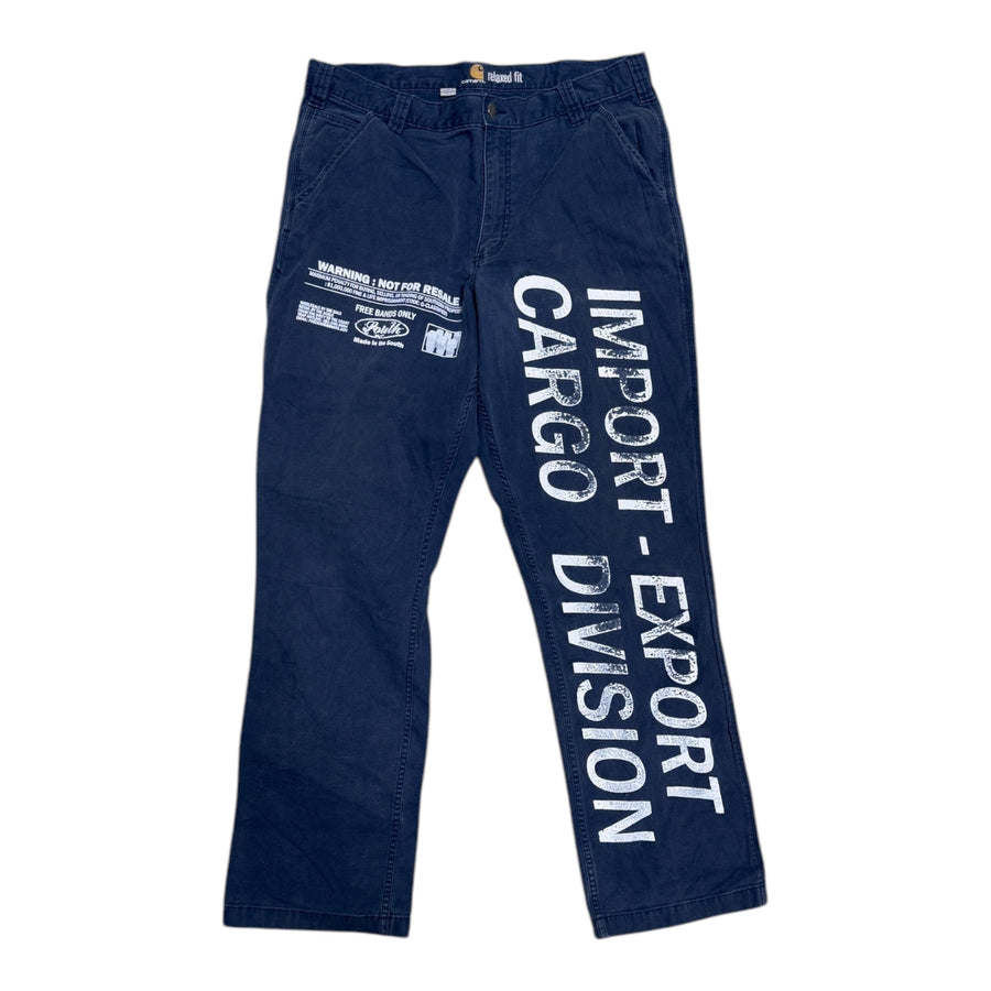 MITS Import-Export Cargo Pants - Faded Navy Blue (38x34) 028