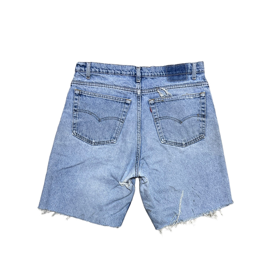 Vintage Patch Shorts - Light Denim (38W)