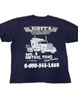 MITS Import-Export Trucking Pocket Shirt - Faded Navy (XL)