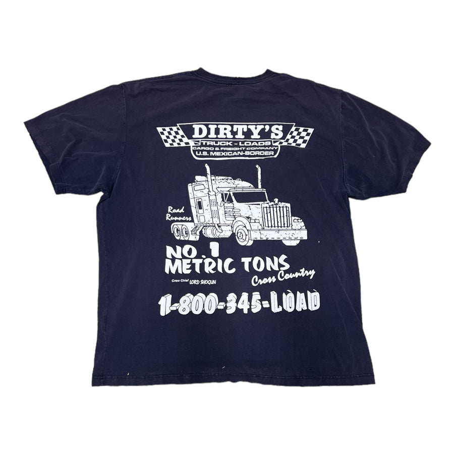 MITS Import-Export Trucking Pocket Shirt - Faded Navy (XL)