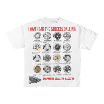 VINTAGE RIMS T-SHIRT - WHITE