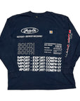 MITS Import-Export Trucking Pocket L/S Shirt - Navy (XL)