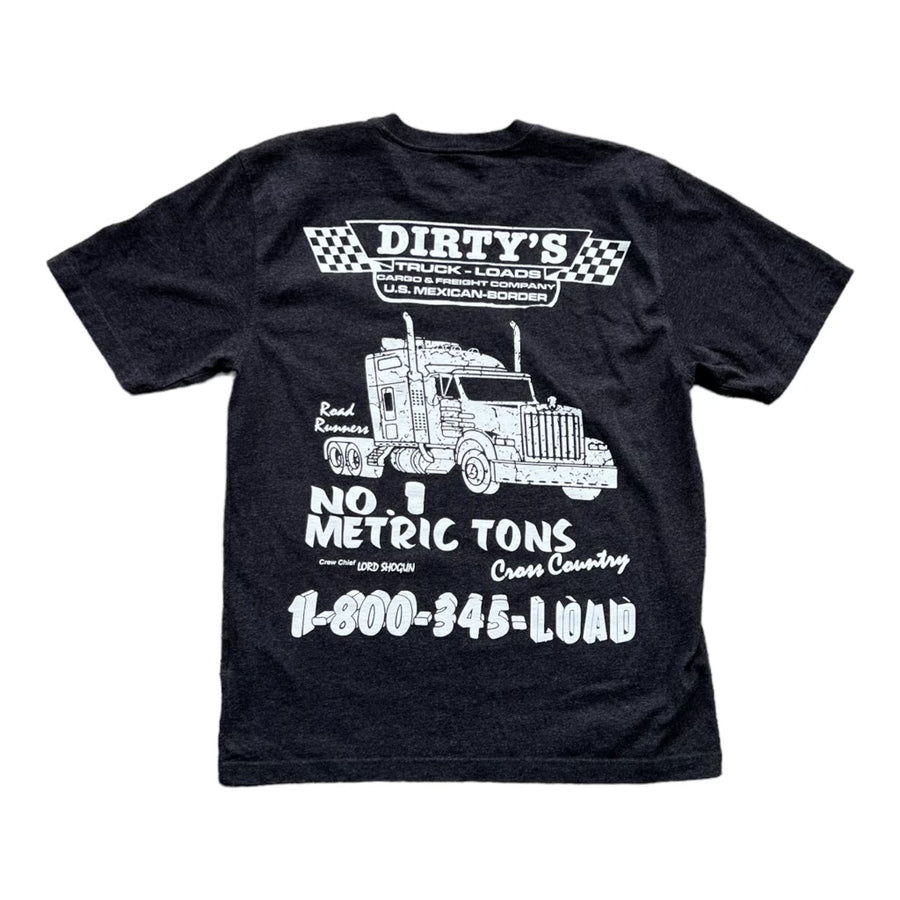 MITS Import-Export Trucking Pocket Shirt - Dark Heather Grey  (M)