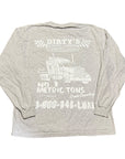MITS Import-Export Trucking Pocket L/S Shirt - Heather Grey (L)