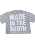 MITS Crop Import-Export T-Shirt -  Heather Gray (S-XL) C003