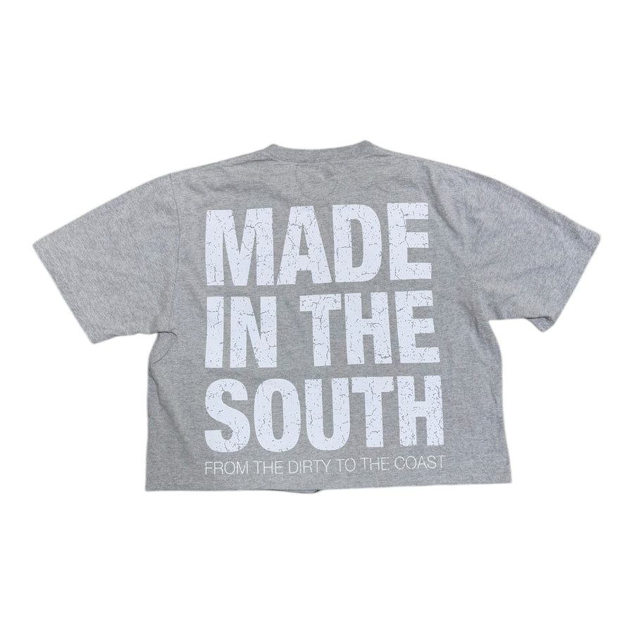 MITS Crop Import-Export T-Shirt -  Heather Gray (S-XL) C003