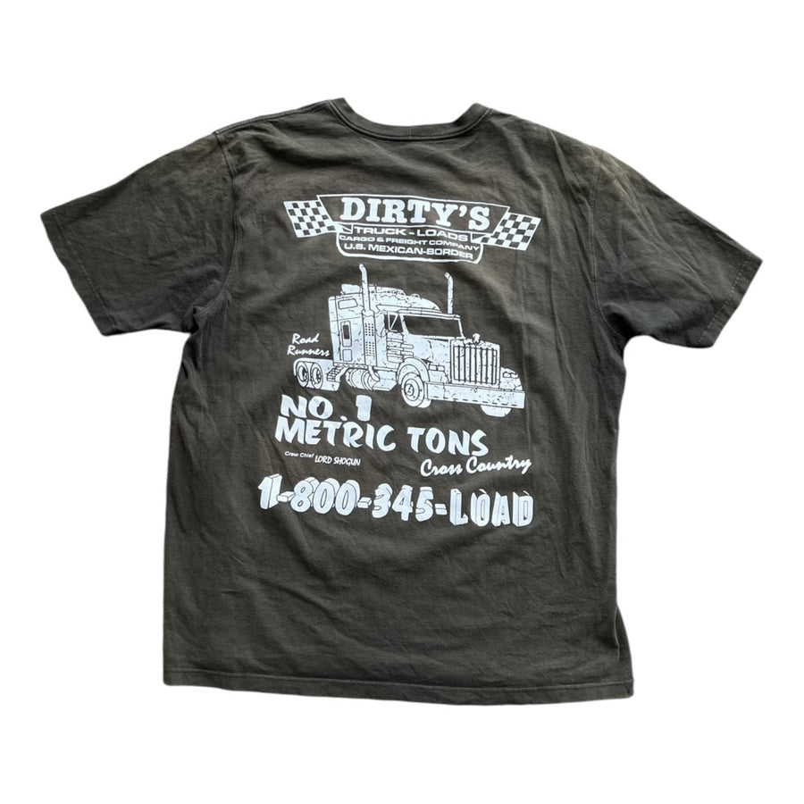 MITS Import-Export Trucking Pocket Shirt - Olive  (XL)