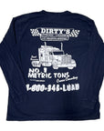 MITS Import-Export Trucking L/S Shirt - Navy (XL)