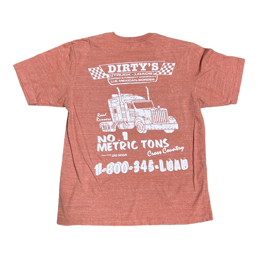 MITS Import-Export Trucking Pocket Shirt - Heather Orange (XL)