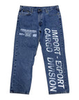 MITS Import-Export Cargo Pants - Denim (40x30) D032