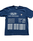MITS Import-Export Trucking Pocket Shirt - Heather Blue  (L)