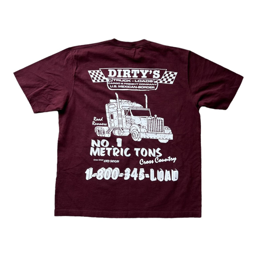 MITS Import-Export Trucking Pocket Shirt - Maroon  (L)