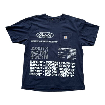 MITS Import-Export Trucking Pocket Shirt - Navy  (L)