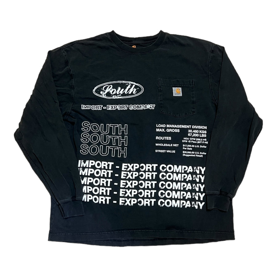 MITS Import-Export Trucking Pocket L/S Shirt - Black (L)