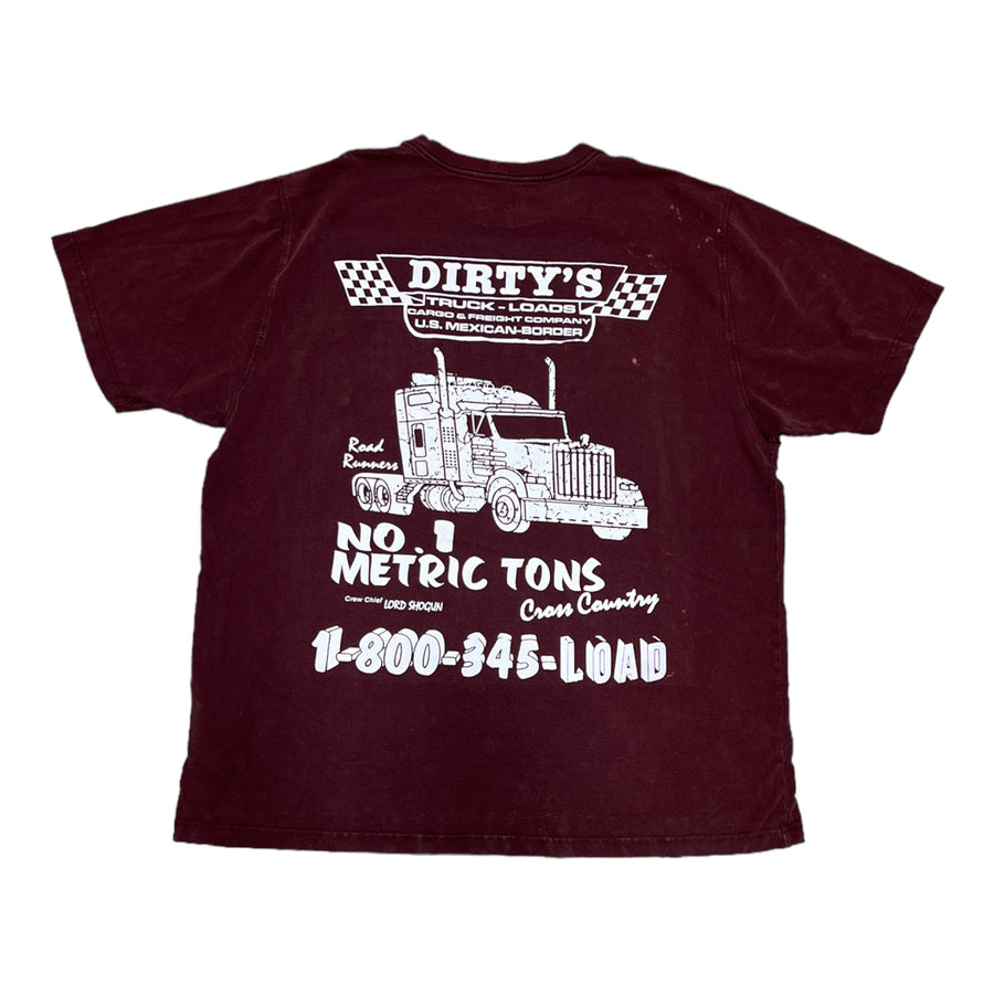 MITS Import-Export Trucking Pocket Shirt - Maroon (XL)