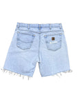 Vintage Patch Shorts - Light Denim (36W)