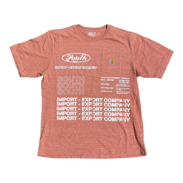 MITS Import-Export Trucking Pocket Shirt - Heather Orange (XL)