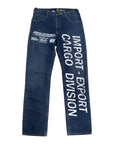 MITS Import-Export Cargo Pants - Dark Denim (31x34) D029