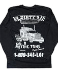 MITS Import-Export Trucking Pocket L/S Shirt - Dark Grey (L)