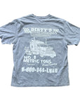 MITS Import-Export Trucking Pocket Shirt - Grey  (L)