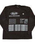 MITS Import-Export Trucking Pocket L/S Shirt - Brown (XL)