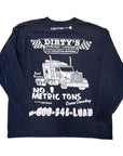 MITS Import-Export Trucking L/S Shirt - Faded Navy (XL)
