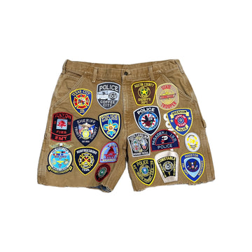 Vintage Patch Shorts - Tan (38W)