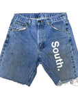 MITS Vintage Carhartt Shorts - Light Denim (31W)