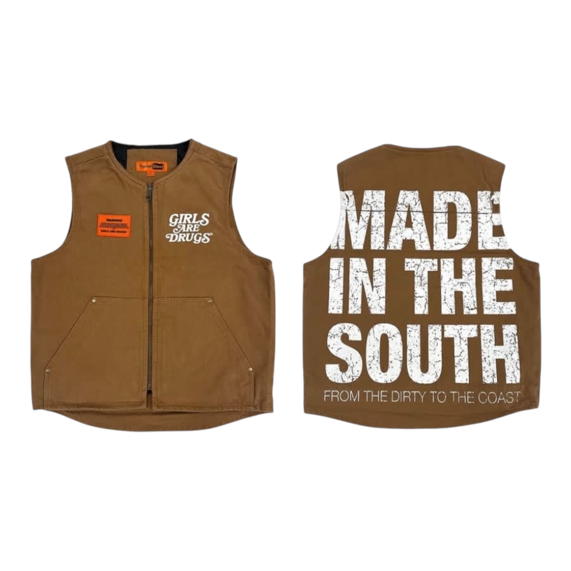 MITS®️x GAD®️ Utility Work Vest - Duck Brown (S-XXXL)