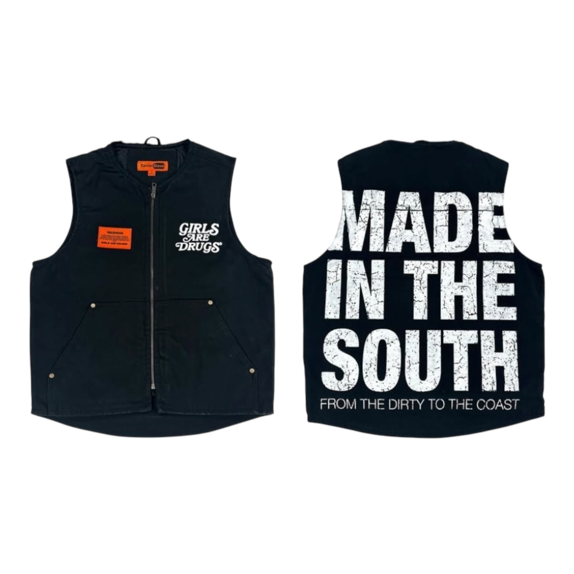 MITS®️x GAD®️ Utility Work Vest - Black (S-XXXL)