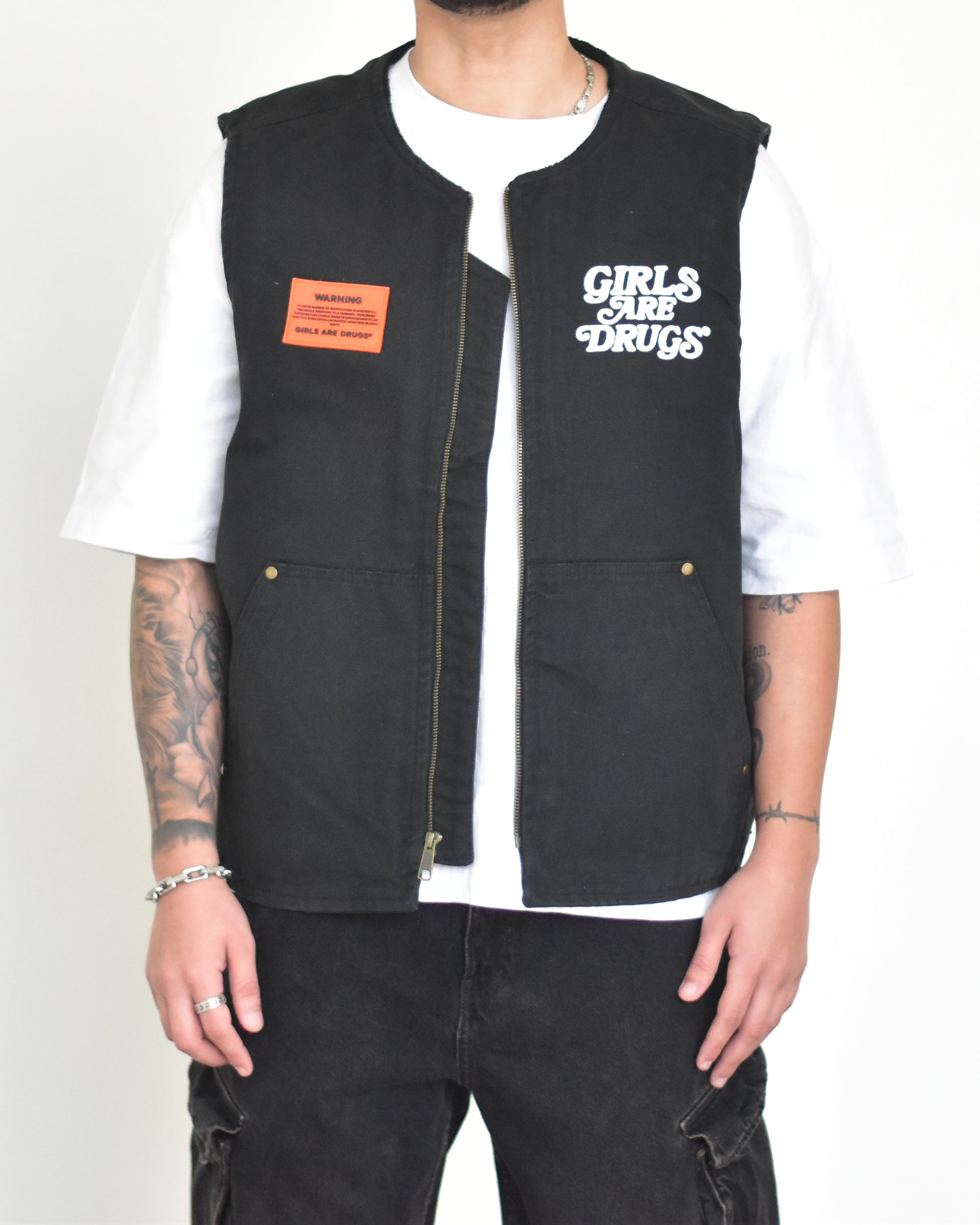 MITS®️x GAD®️ Utility Work Vest - Black (S-XXXL)