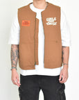 MITS®️x GAD®️ Utility Work Vest - Duck Brown (S-XXXL)