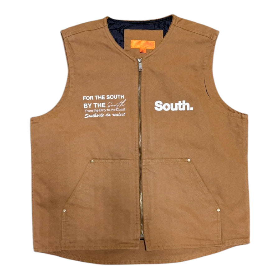 MITS Utility Work Vest - Tan (M-XXL)