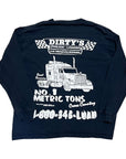 MITS Import-Export Trucking Pocket L/S Shirt - Navy (L)