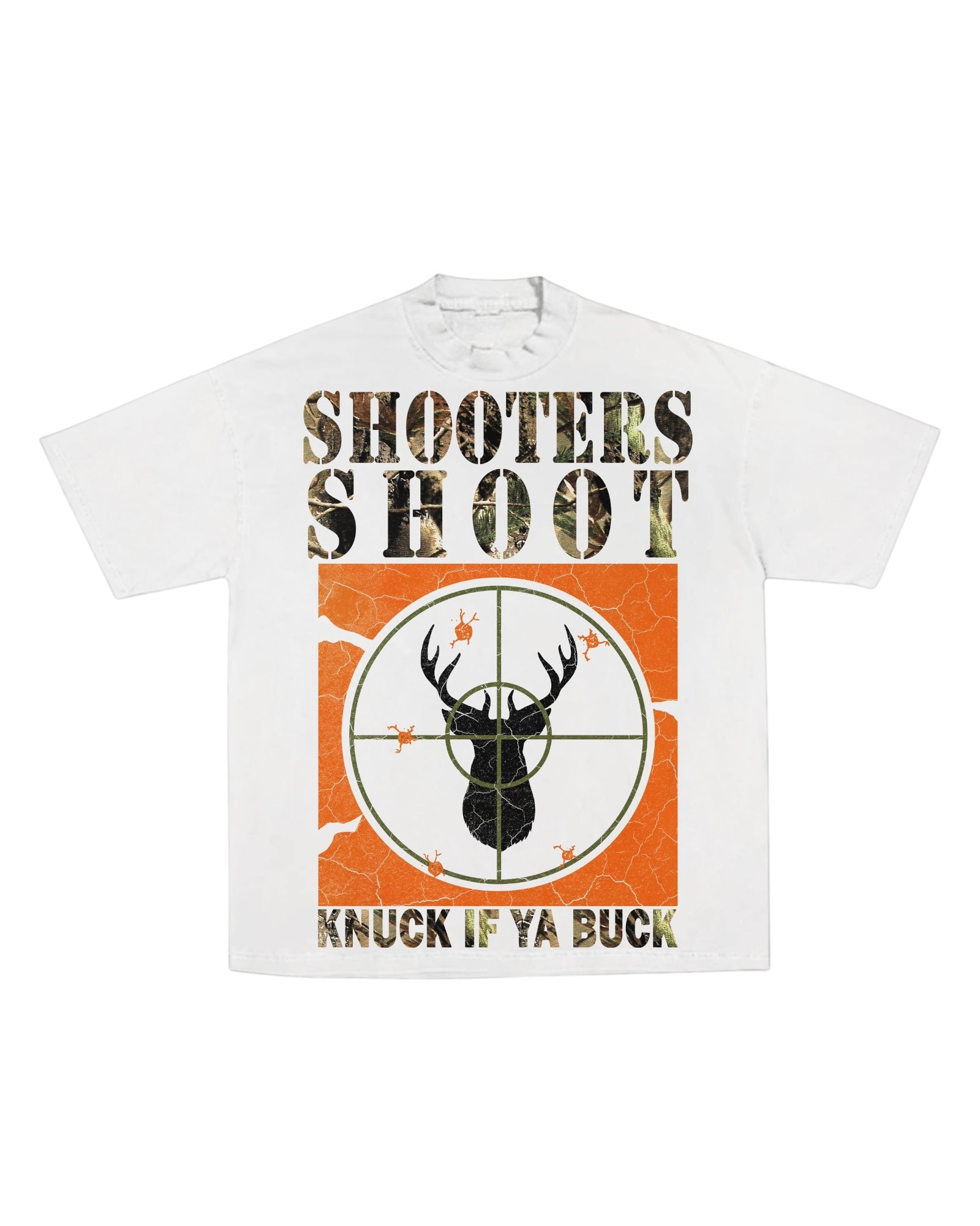 &quot;Knuck If Ya Buck &quot; Hunting  T-Shirt - Cream