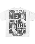 CALL MY PLUG ELVIRA T-SHIRT - CREAM (M-XXL)