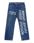 MITS Import-Export Cargo Pants - Denim (38x34) D027